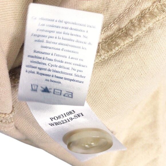 FAHERTY Arlie Day Cargo Casual Pant Linen Soft Blend Safari Beige Large $148 NWT - Picture 11 of 12